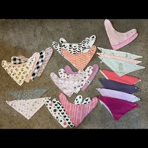 Baby Girl Bib Lot